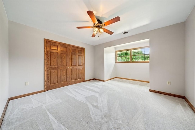 101 Blackthorn Dr, Penn Twp But, PA 16002 - unfurnished bedroom featuring light colored carpet, a closet, and ceiling fan