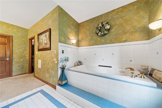 101 Blackthorn Dr, Penn Twp But, PA 16002 - full bath with tile patterned flooring and a bath