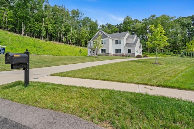 406 Oak Ridge Ct, Pine Twp Nal, PA 16046 - colonial-style house featuring a front yard