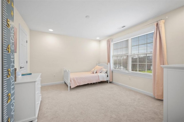 406 Oak Ridge Ct, Pine Twp Nal, PA 16046 - bedroom featuring light carpet and recessed lighting