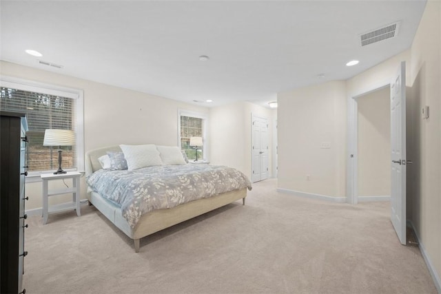 406 Oak Ridge Ct, Pine Twp Nal, PA 16046 - bedroom featuring light carpet and recessed lighting