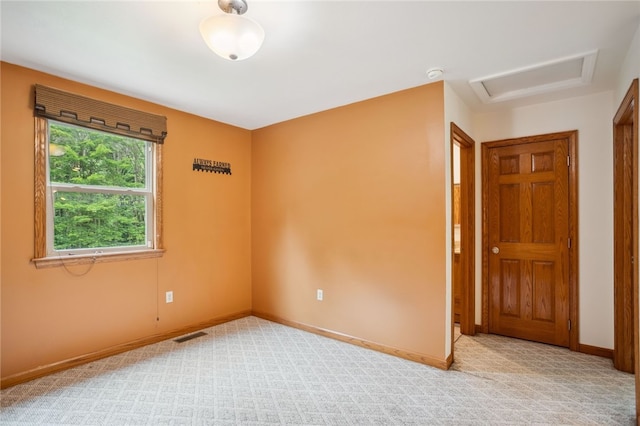 29 Cherry Tree Ln, Mercer Boro Mer, PA 16137 - carpeted empty room featuring attic access and a smoke detector