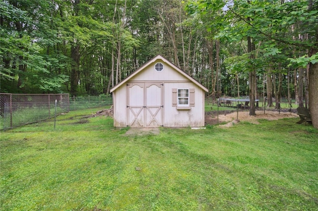 29 Cherry Tree Ln, Mercer Boro Mer, PA 16137 - view of shed featuring a forest view