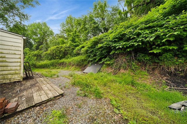 320 Cline St, E Pittsburgh, PA 15112 - view of yard with a deck