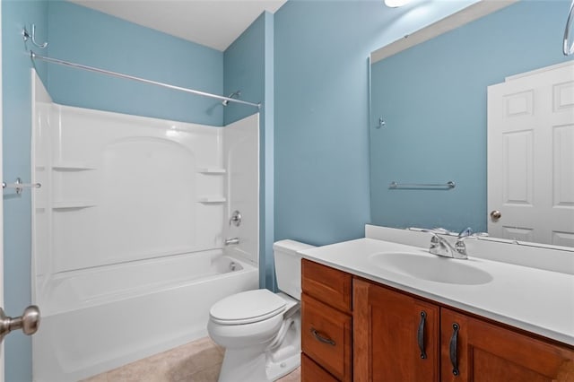 121 Anglers Way, Peters Twp, PA 15317 - full bathroom with vanity, washtub / shower combination, and tile patterned flooring