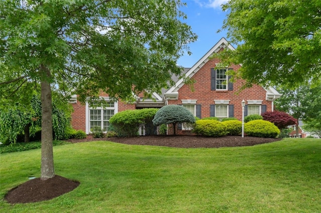 121 Anglers Way, Peters Twp, PA 15317 - view of front of house with brick siding and a front yard