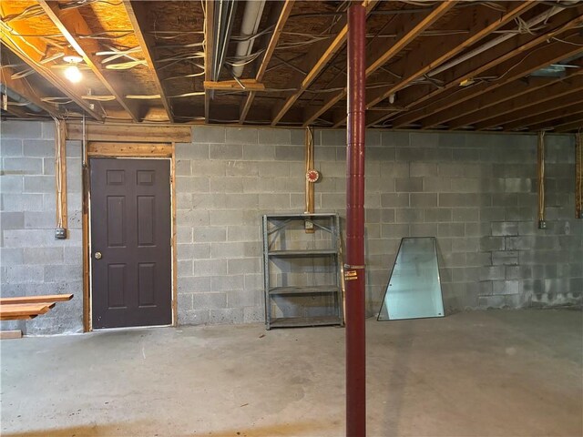 2105 Pulaski Rd, Neshannock Twp, PA 16105 - view of unfinished below grade area