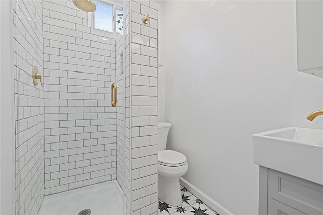 1037 Chislett St, Morningside, PA 15206 - bathroom featuring vanity and a stall shower