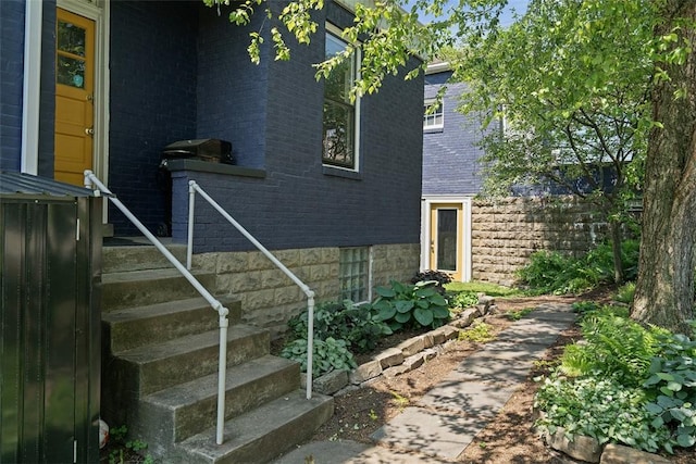 1037 Chislett St, Morningside, PA 15206 - entrance to property with brick siding