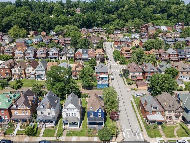 1037 Chislett St, Morningside, PA 15206 - aerial view of property's location with nearby suburban area