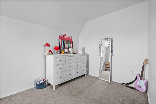 1037 Chislett St, Morningside, PA 15206 - bedroom with carpet floors and lofted ceiling