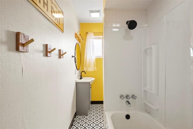 4829 Hatfield St, Lawrenceville, PA 15201 - full bath with vanity and shower / bath combination