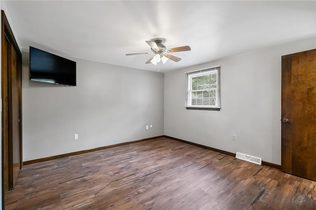 255 Kittanning Pike, Ohara, PA 15215 - spare room with a ceiling fan and wood finished floors
