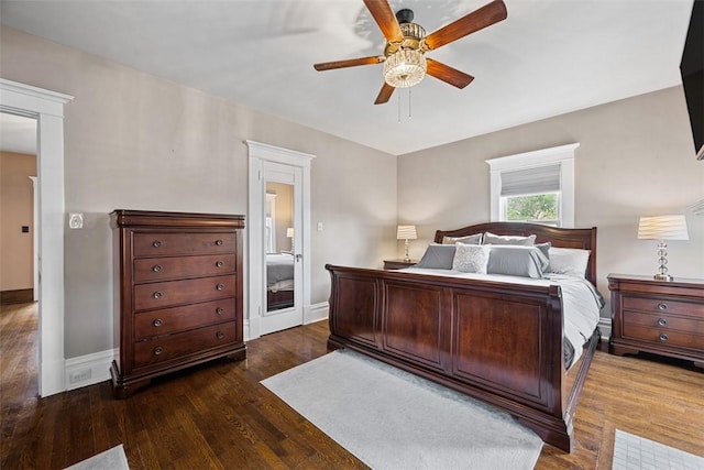 81 Dinsmore Ave, Crafton, PA 15205 - bedroom featuring wood finished floors and a ceiling fan
