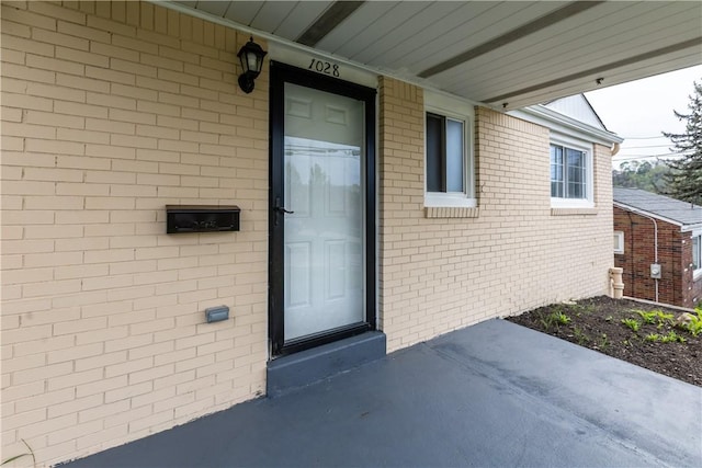 1028 Roseanne Ave, Banksville/Westwood, PA 15216 - view of exterior entry featuring brick siding