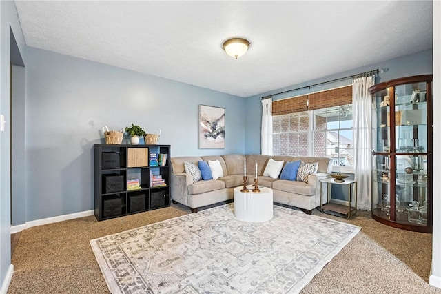 2310 Shamrock Ln, Canonsburg, PA 15317 - carpeted living room with baseboards