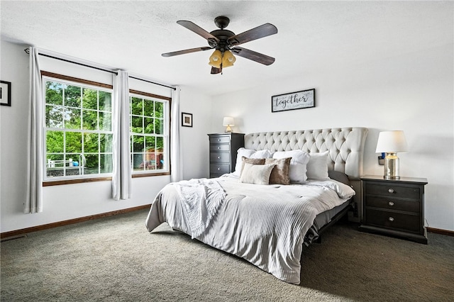 2310 Shamrock Ln, Canonsburg, PA 15317 - carpeted bedroom featuring baseboards and ceiling fan