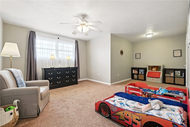 2310 Shamrock Ln, Canonsburg, PA 15317 - carpeted bedroom with ceiling fan and baseboards