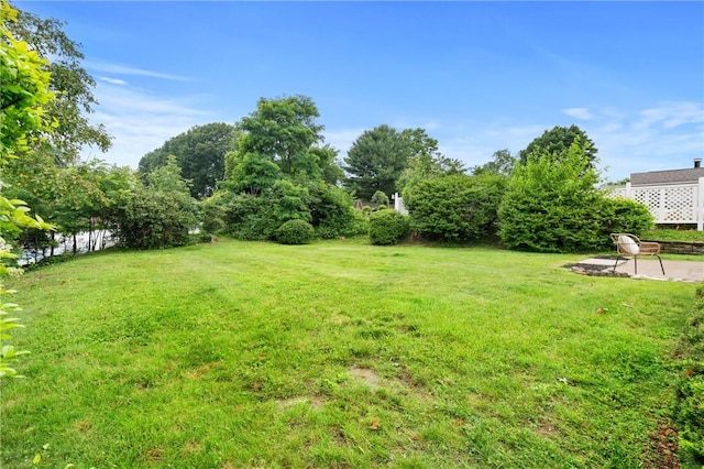 213 Thistle Dr, West Mifflin, PA 15122 - view of green lawn featuring a patio