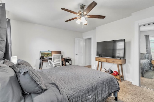 18 Allegheny Ave, South Fayette, PA 15031 - carpeted bedroom with a ceiling fan and baseboards