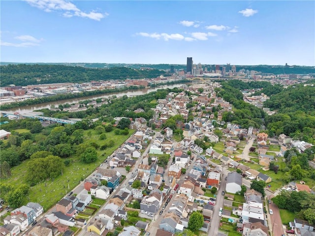 2013 Straubs Ln, Troy Hill, PA 15212 - aerial view of property's location featuring nearby suburban area and a tree filled landscape