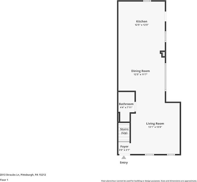 2013 Straubs Ln, Troy Hill, PA 15212 - view of property floor plan