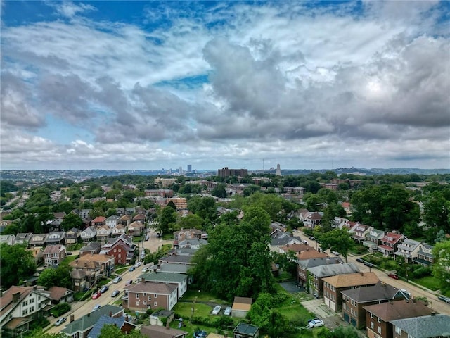 2267 Tilbury Ave, Squirrel Hill, PA 15217 - aerial overview of property's location with nearby suburban area