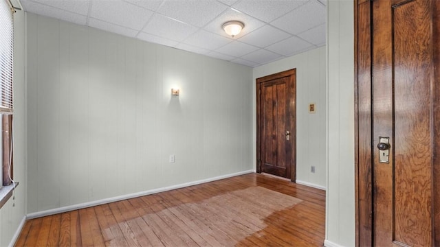 304 Wylie Ave, Elizabeth Twp/Boro, PA 15037 - entrance foyer with wood-type flooring and a drop ceiling