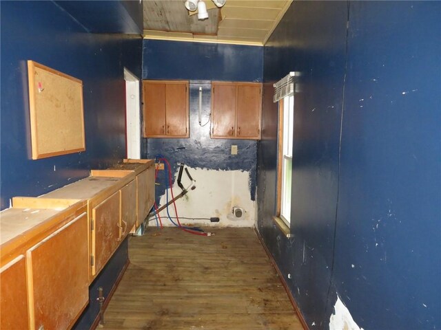 1465 Steuben St, Crafton Heights, PA 15205 - washroom with dark wood-style flooring and wooden ceiling