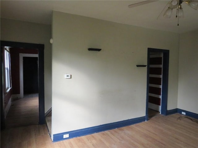 1465 Steuben St, Crafton Heights, PA 15205 - unfurnished room with wood finished floors and ceiling fan