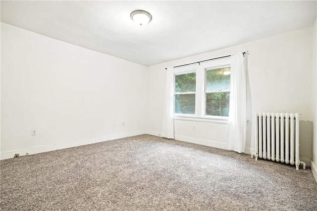 1334 Franklin Ave, Wilkinsburg, PA 15221 - empty room featuring radiator and carpet