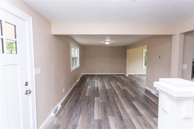1451 W Pittsburgh St, East Huntingdon, PA 15683 - empty room featuring wood finished floors and baseboards