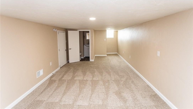 1451 W Pittsburgh St, East Huntingdon, PA 15683 - empty room featuring light colored carpet and baseboards