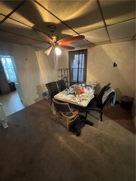 125 Frazier Ave, Stowe Twp, PA 15136 - dining space featuring healthy amount of natural light and ceiling fan