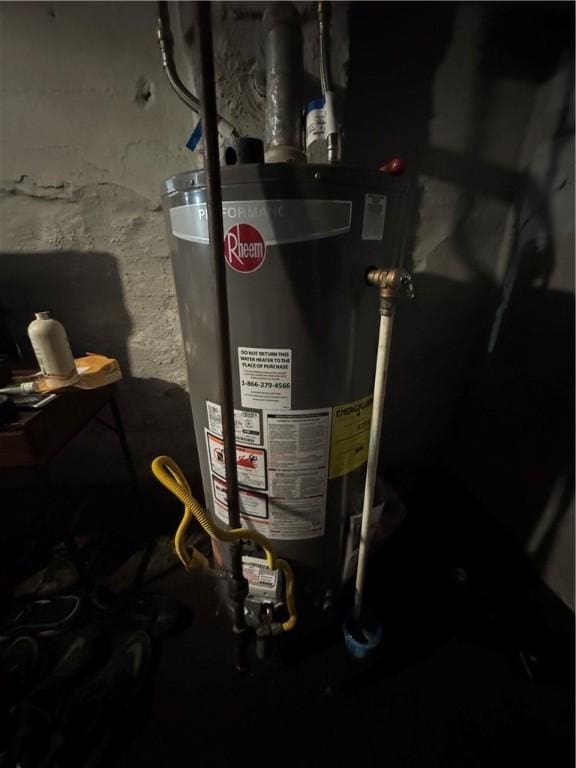 125 Frazier Ave, Stowe Twp, PA 15136 - utility room featuring water heater