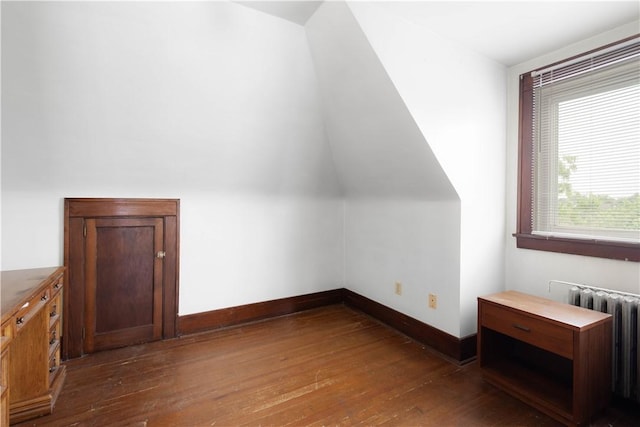 512 Gorgas St, Arlington, PA 15210 - additional living space featuring radiator and hardwood / wood-style flooring