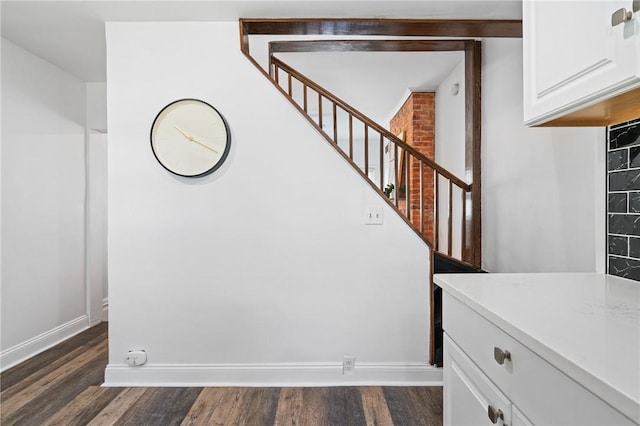 3817 Howley St, Lawrenceville, PA 15201 - staircase with wood finished floors