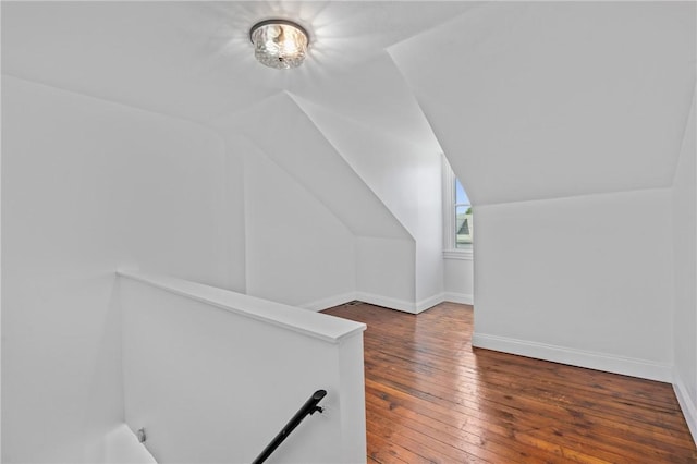 3817 Howley St, Lawrenceville, PA 15201 - bonus room featuring lofted ceiling and hardwood / wood-style floors