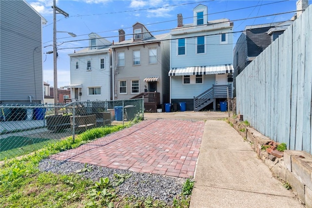 3817 Howley St, Lawrenceville, PA 15201 - back of property with a patio