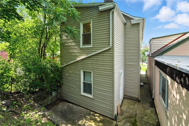 2505 Gable St, South Side, PA 15210 - view of home's exterior featuring a chimney