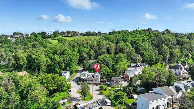 2505 Gable St, South Side, PA 15210 - aerial perspective of suburban area