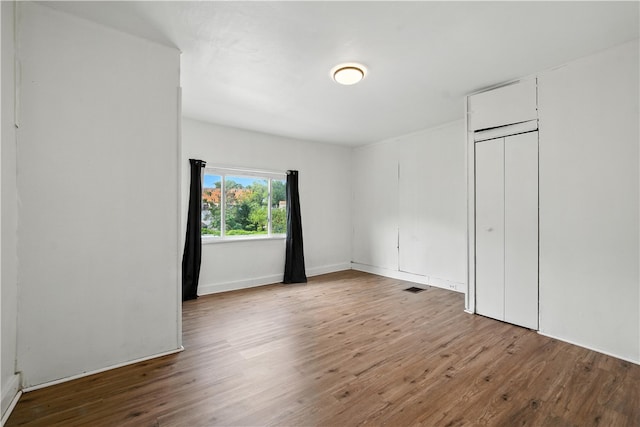 2505 Gable St, South Side, PA 15210 - unfurnished bedroom featuring wood finished floors and a closet