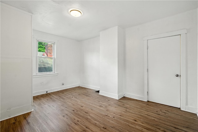 2505 Gable St, South Side, PA 15210 - spare room with wood finished floors and baseboards