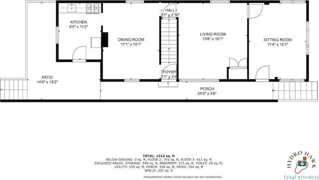 2505 Gable St, South Side, PA 15210 - view of home floor plan