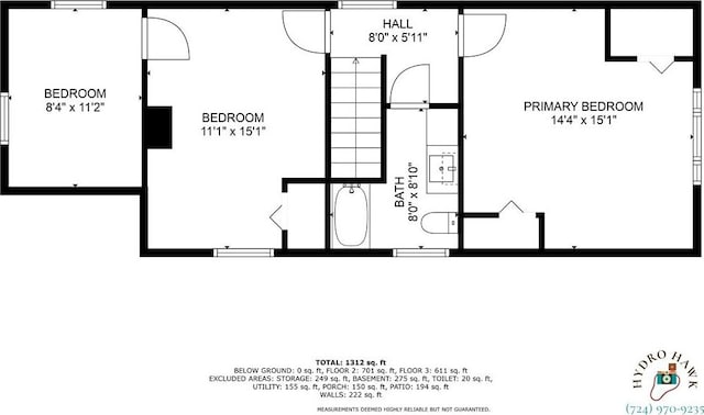 2505 Gable St, South Side, PA 15210 - view of room layout