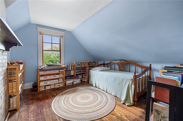 6517 Aylesboro Ave, Squirrel Hill, PA 15217 - bedroom featuring vaulted ceiling and wood-type flooring