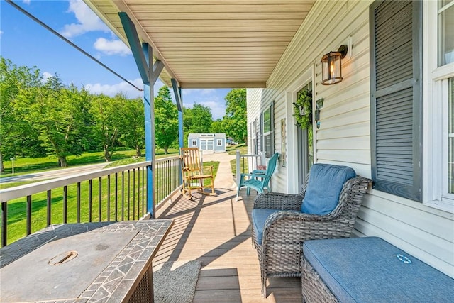27 Richeyville Rd, Centerville, PA 15358 - wooden porch with a yard