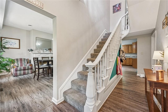 27 Richeyville Rd, Centerville, PA 15358 - stairs with wood finished floors