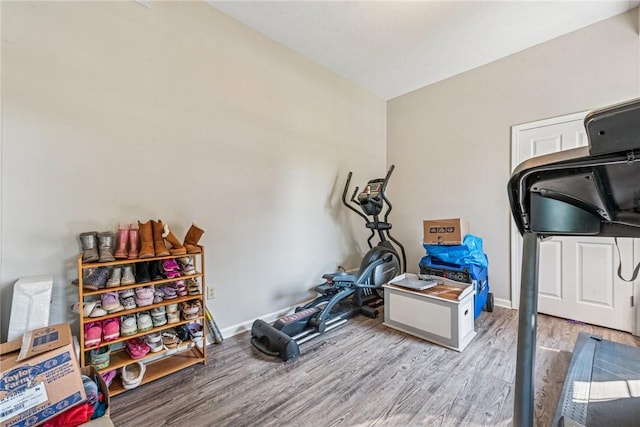 27 Richeyville Rd, Centerville, PA 15358 - workout area featuring wood finished floors and baseboards