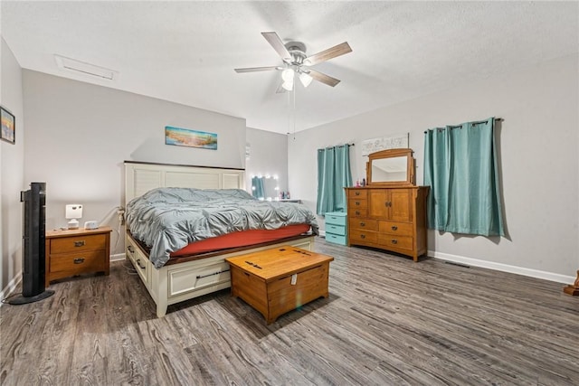 27 Richeyville Rd, Centerville, PA 15358 - bedroom with wood finished floors and ceiling fan